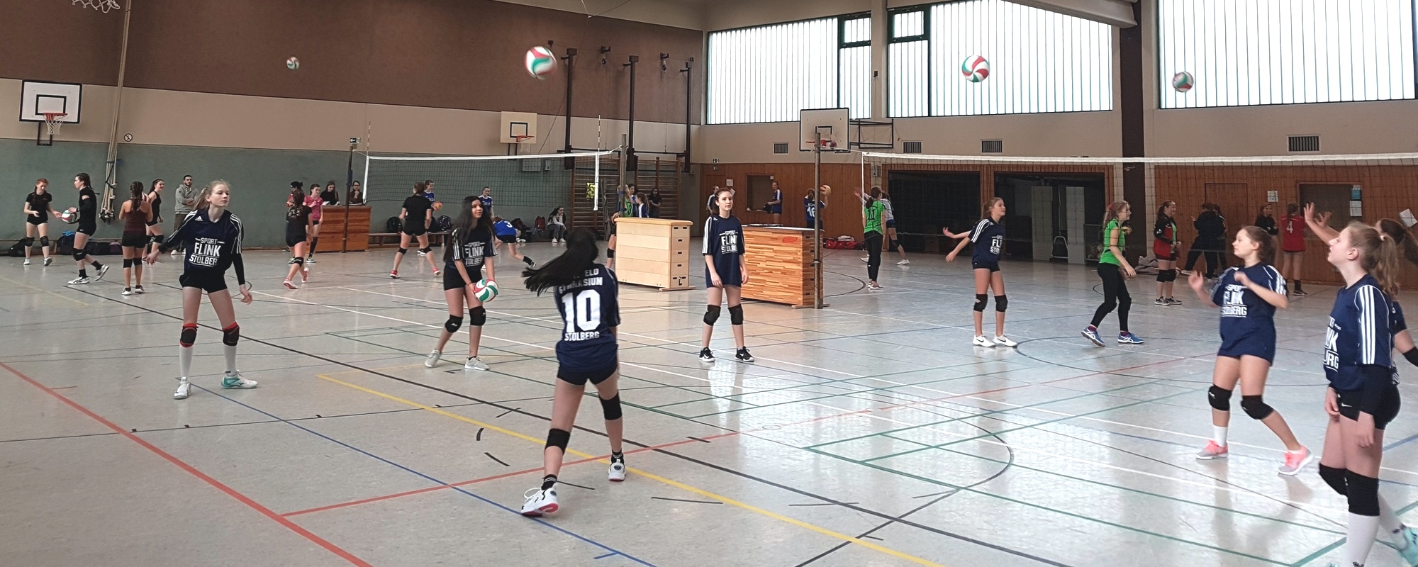 Ritzefeld-Mädels mit starker Leistung im Volleyball (WK2)