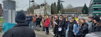 Gedenken an die 1943 aus Stolberg deportierten Roma