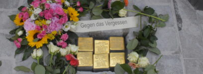Stolpersteine – gegen das Vergessen…