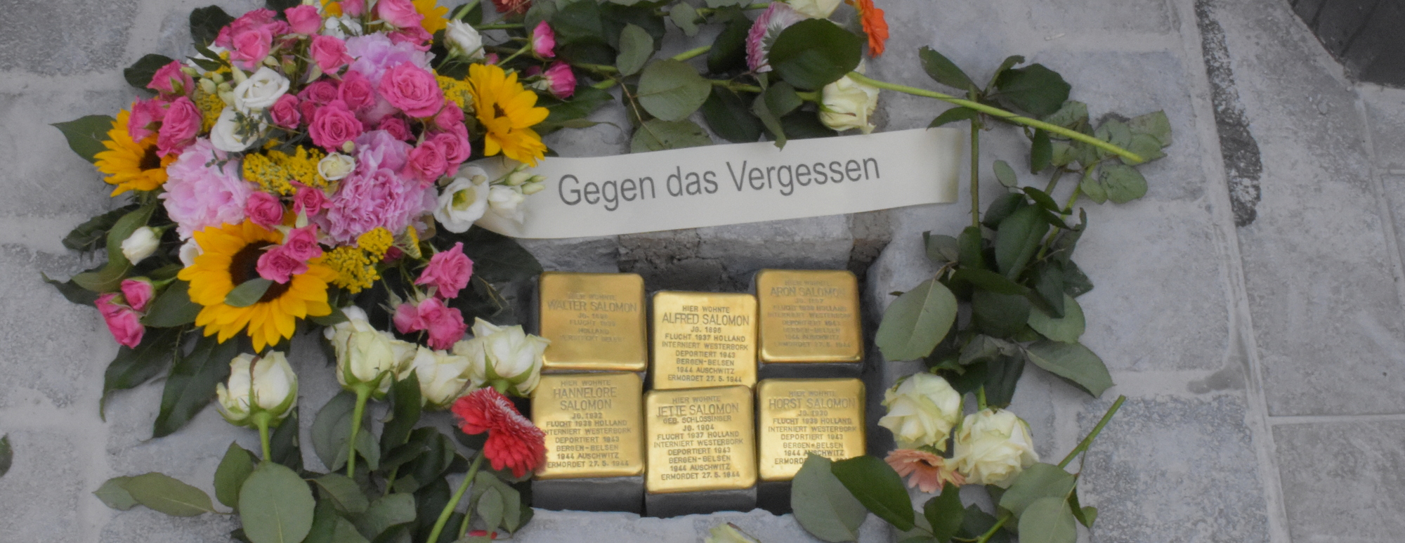 Stolpersteine – gegen das Vergessen…
