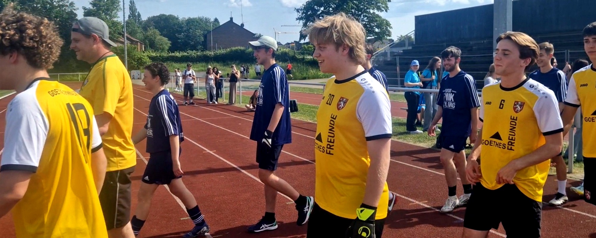Sportlicher Einsatz, Fairness und jede Menge Spaß beim Freundschaftsspiel Goethe vs. Ritze