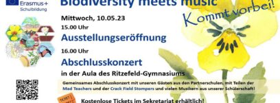 Biodiversity meets music – Ausstellungseröffnung und Abschlusskonzert